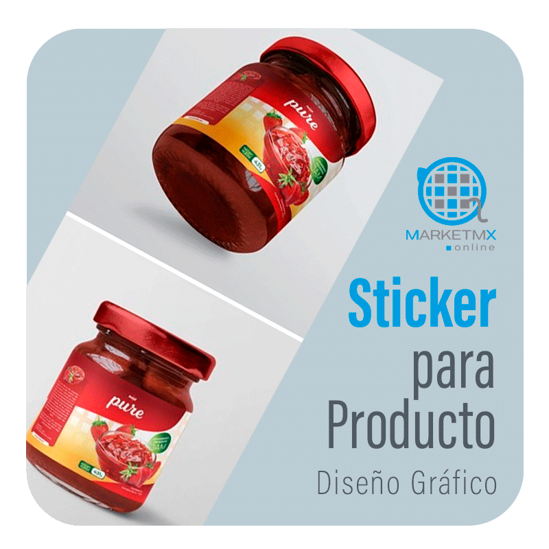 Stickers Etiquetas Para Productos Diseño Comercial | MarketMX