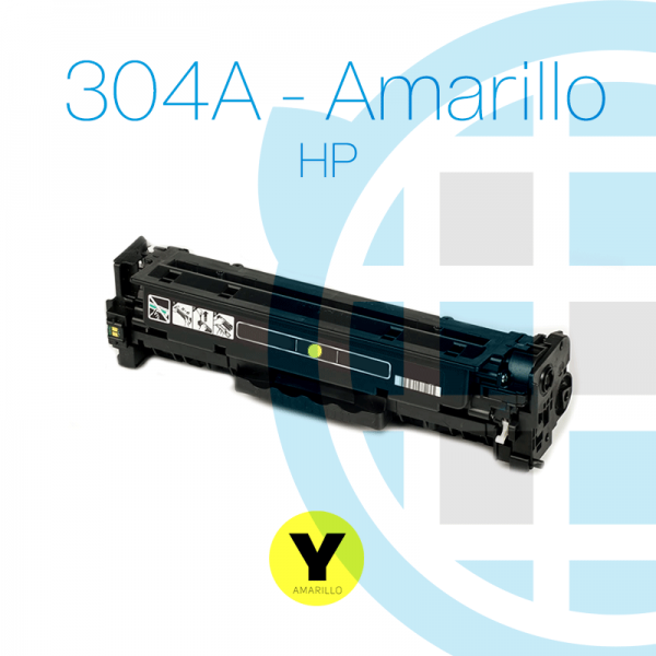 Tóner Hp Amarillo 304A CC532A 382A CE412A 2,800P
