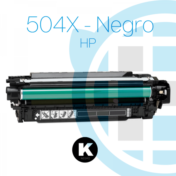 Tóner Hp Negro 504X CE250X 10,500P