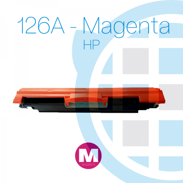 Tóner Hp Magenta 126A CE313A 126 130  1,000P