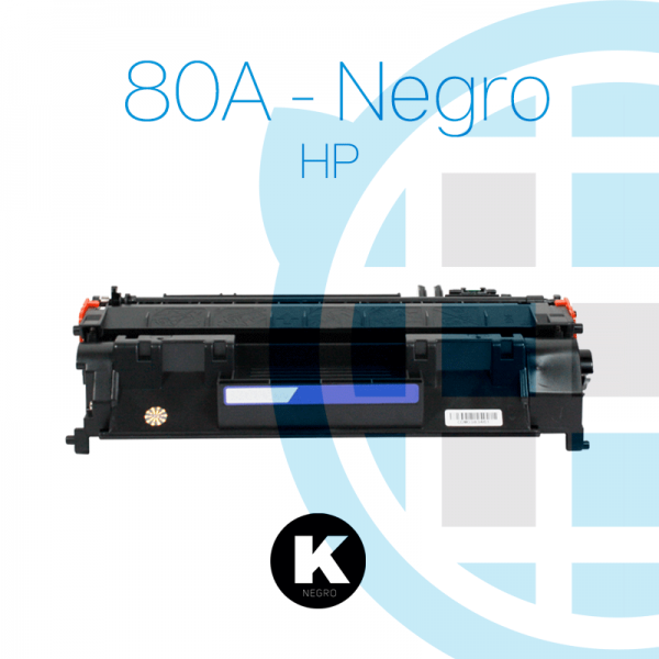 Tóner Hp Negro 80A CF280A 2,700P