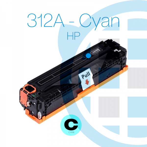 Tóner Hp Cyan 312A CF381A 2,700P