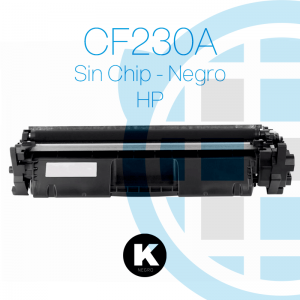 Tóner Hp Negro 30A CF230A SIN CHIP 1,600P