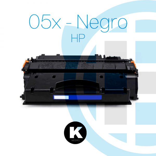 Tóner Hp Negro 05X CE505X 05X 80X CAN120 2,300P
