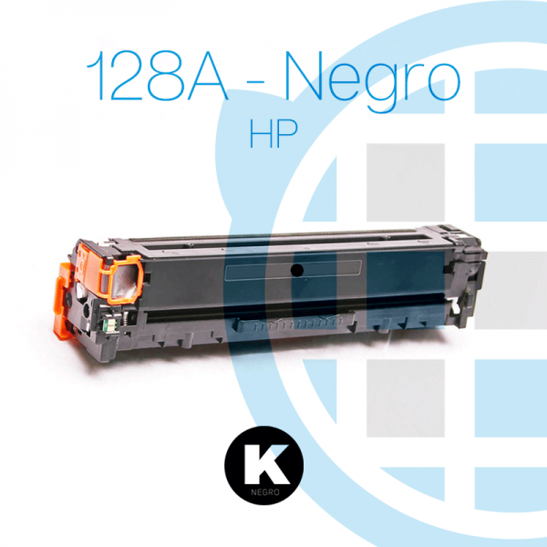 Tóner Hp Negro 128A CE320A CB540A CF210 2,200P