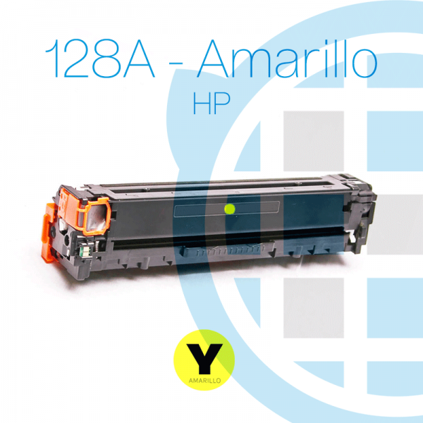 Tóner Hp Amarillo 128A CE322A CB542 CF212 1,800P
